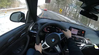 2021 BMW X3 M40 POV TEST DRIVE