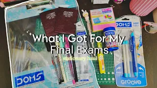 What I got for my Final Exams 📚| Exam stationary haul 🖇️| 8th grader 🌼|