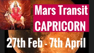 Mars transit Capricorn. Mars conjunct Saturn! + Yuga yoga. Feb 27th - April 7th 2022 ALL SIGNS