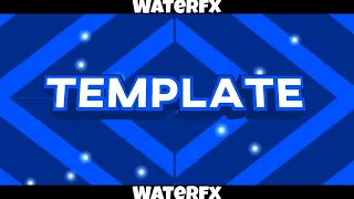 [CM2] Simple Cool Flary Blue 2D Intro Template | WaterFX