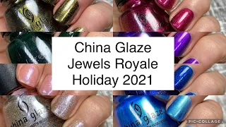 China Glaze Jewels Royale Collection Holiday 2021 | Amanda Alexander