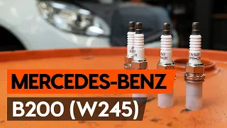 How to change spark plug on MERCEDES-BENZ B200 (W245) [TUTORIAL AUTODOC]