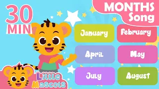 Months Of The Year + Colors Of The Rainbow + more Little Mascots Nursery Rhymes & Kids Songs