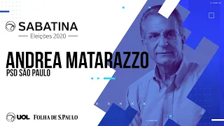 Eleições 2020: Andrea Matarazzo, candidato do PSD em SP, é sabatinado por UOL e Folha