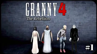 Granny 4:The Rebellion | An Horrible Underground Tunnel Escape | #gaming #granny4 #viral