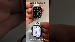 Apple Watch Series 9 vs Watch Series 8 Best Copies 2023! HK9 Pro 2 vs GS PRO MAX #shorts #viral #fyp