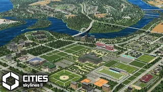 Now THAT's What I Call A Campus in Cities Skylines 2!