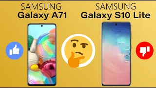 Smartphone comparison/// Samsung Galaxy A71 vs Samsung Galaxy S10 Lite ///