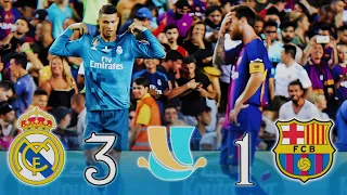 Real Madrid 3 - 1 Barcelona ¦ الدون ينتقم من ميسي ويسكت جماهير الكامب نو 🤫💥 ¬ تعليق فهد العتيبي ¬FHD