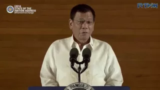 FULL VIDEO: President Rodrigo Duterte's Sona 2016