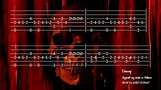 Creepy Horror Guitar Music - Animated Death [Full Acoustic Guitar Tab by Ebunny]