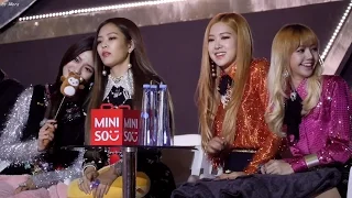 170113 블랙핑크 (BLACKPINK) 대기석에서 팬들과 인사하는 [지수,제니,로제,리사] 직캠 Fancam (제31회 골든디스크 어워즈) by Mera