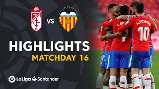 Highlights Granada CF vs Valencia CF (2-1)