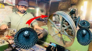 Amazing Process Of Repairing The Gear Box Of Sugarcane Juicer Machine | Sugarcane juice machine