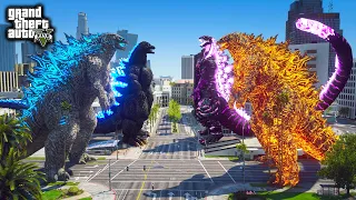 Atomic Godzilla, Heisei Godzilla Vs Nuclear Godzilla, Shin Godzilla Remake ( GTA V Mods )