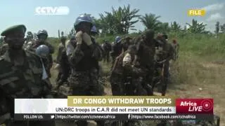 DRC troops in CAR that did not meet UN standards withdrawn