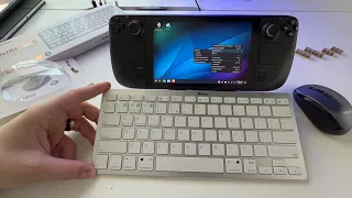 Steam Deck accessory - Trust wireless Bluetooth keyboard + Trust Yvi bluetooth Mouse - review