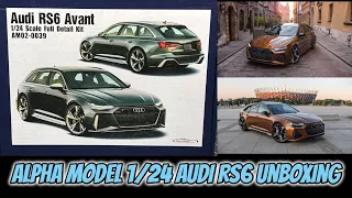 Alpha Model 1/24 Audi RS6 Avant - Unboxing