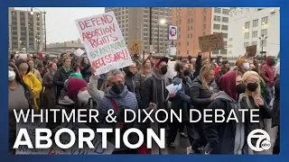 Gov. Whitmer & Tudor Dixon debate abortion rights ahead of election