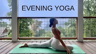 20 Minute Evening Yoga + Savasana | Deep Stretch & Relax