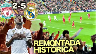 Liverpool 2-5 Real Madrid ⎪Amazing Real Madrid Comeback at Anfield! Vlog 4K