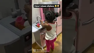 3 year old Pretend Play CLEANING Kitchen SET  || NEW Kitchen Set || Best Toy