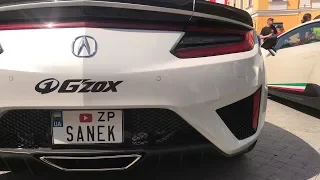 Acura NSX zpsanek, Lamborghini Huracan и другие на Odessa Super Cars Run