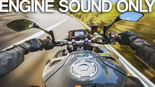 riding YAMAHA MT-10 - incredible stock sound!!! [RAW Onboard]