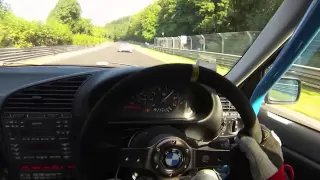 Gatecrashing Nürburgring VLN race practice in my road-legal BMW E36 328i