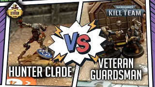 HUNTER CLADE vs VETERAN GUARDSMAN I Battlereport I Kill Team