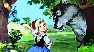 "Little Red Riding Hood" fairy tale by Charles Perrault.