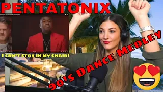 First time hearing Pentatonix 90's Dance Medley Reaction