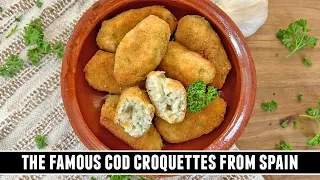 Spanish Cod Croquettes | One of Spain's BEST Tapas Recipes