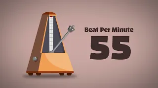 55 BPM Metronome [1Hour]