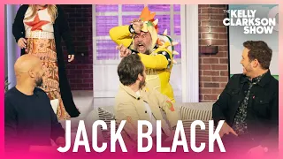 'Super Mario Bros.' Cast Pranks Jack Black Into Wearing Bowser Costume On Kelly Clarkson Show