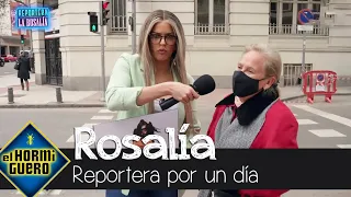 Rosalía, reportera por un día, asume las críticas en persona - El Hormiguero