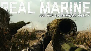 ROYAL MARINE COMMANDO RECON BY FIRE COD MW2 CAMPAIGN | VETERAN #marines #callofduty