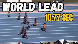 Abby Steiner back in shape but JACIOUS SEARS JUST SHOCKED THE WORLD over 100 meters !!!