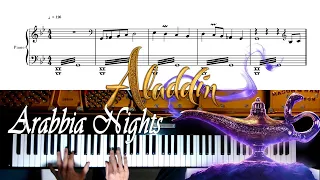 【Aladdin Music/Arabian Nights】from Disney "Aladdin (2019)"  | Exotic Piano Cover with Sheet