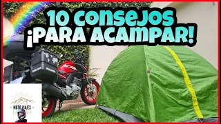 ¡10 CONSEJOS PARA ACAMPAR! // TODO LO QUE NECESITAS SABER