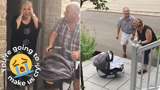 Couple Surprise Parents With Grandchild After 50 Days In NICU