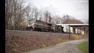 (HD) Early April 2022 Norfolk Southern and CSX action (feat. lots of interesting stuff)
