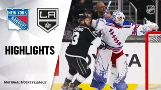 Лос-Анджелес - Рейнджерс / NHL Highlights | Rangers @ Kings 12/10/19