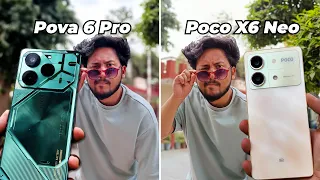 Poco X6 Neo vs Tecno Pova 6 Pro 📸 Camera Comparison