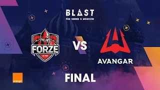 AVANGAR VS FORZE | CSGO Blast Pro Series | FINAL 1 | Moscú 2019