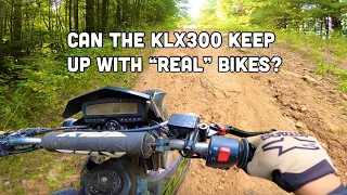 Can Kawasaki KLX 300 Keep Up With “Real” Dirt Bikes? - Hatfield McCoy Trails