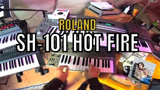 The Roland SH-101 is a SYNTH SOLO MACHINE {1st Person Mouth Cam}