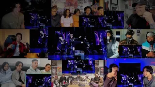 [bts]: baepsae live stage mix.  reaction mashup