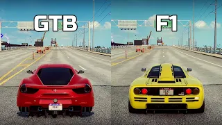 NFS Heat: Ferrari 488 GTB vs McLaren F1 - Drag Race