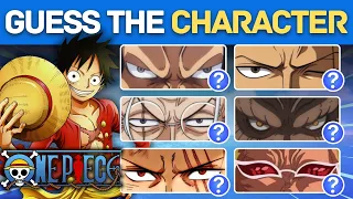 Can you Guess the One Piece Character by Eyes? 👒🏴‍☠️ | Anime Quiz